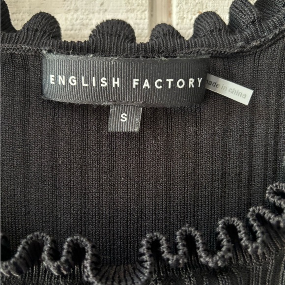English Factory Ruffled-Edge Sweater Tank - Picture 5 of 8